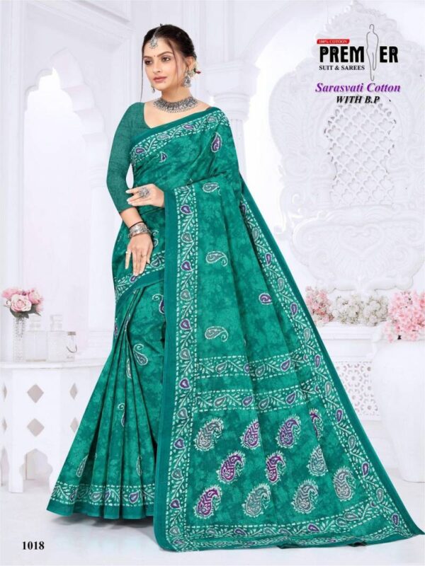 Premier Sarasvati Vol 1 Casual Wear Cotton Saree Collection - Image 20