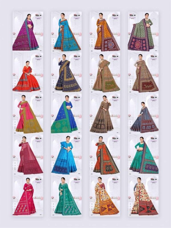 Premier Sarasvati Vol 1 Casual Wear Cotton Saree Collection - Image 22