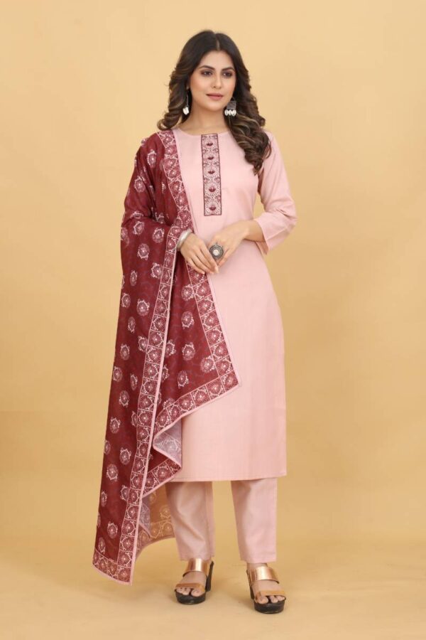 Tanyaa P 144 Printed Cotton Kurti Bottom With Dupatta Catalog Collection Wholesaler - Image 2