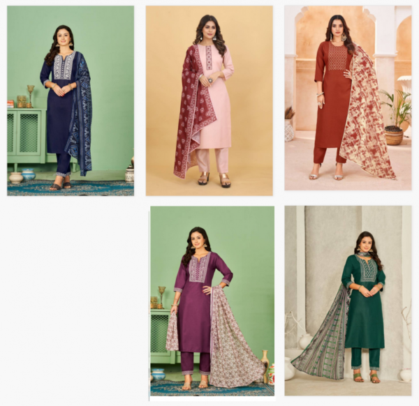 Tanyaa P 144 Printed Cotton Kurti Bottom With Dupatta Catalog Collection Wholesaler - Image 6