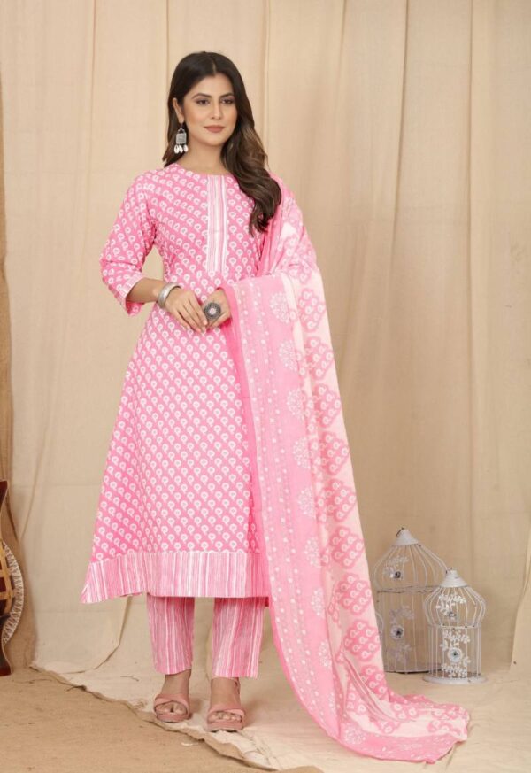 Tanyaa P 145 Casual Wear Cotton Fancy Kurta Set Collection Catalog Exporter - Image 5