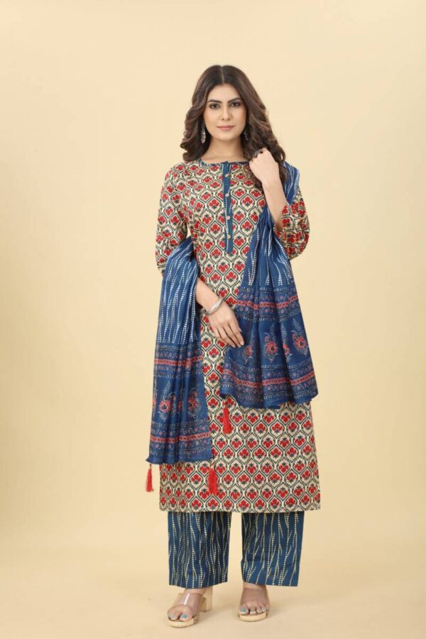 Tanyaa P 145 Casual Wear Cotton Fancy Kurta Set Collection Catalog Exporter - Image 2