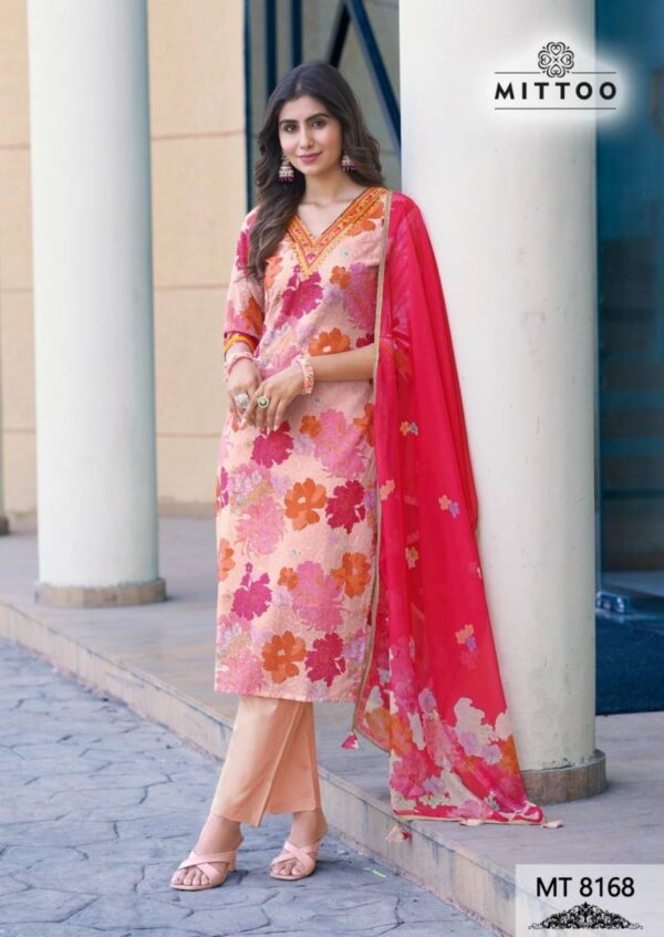 Mittoo Mt 8168 Shifli Cotton Print Kurti Bottom With Dupatta Catalog Collection