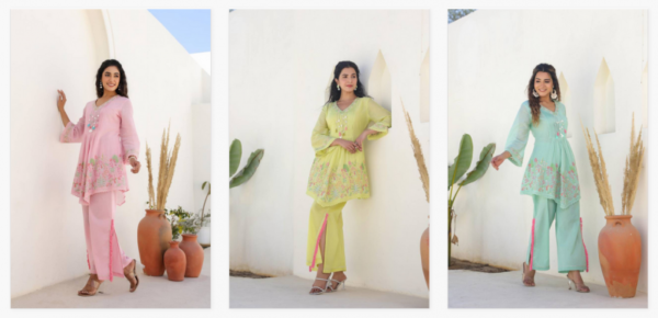 Tanyaa P 159 Mal Cotton Stylish Co Ord Sets Catalog Collection Wholesale Dealer - Image 8