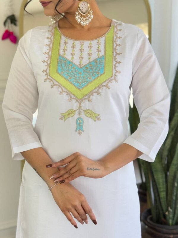 Shivangi 1 Chanderi Viscose Kurti Bottom With Dupatta Catalog Collection Wholesale Exporter - Image 7