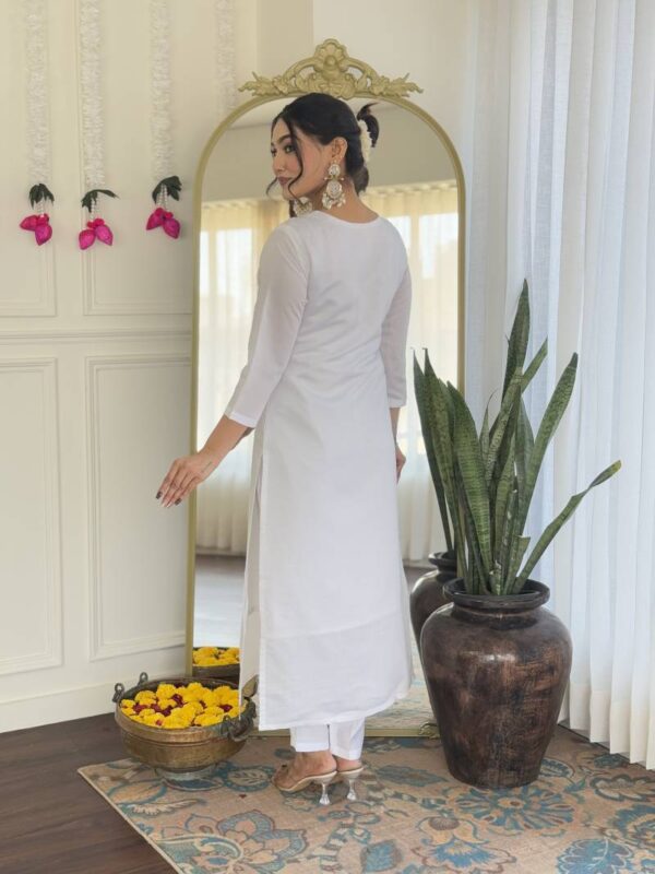 Shivangi 1 Chanderi Viscose Kurti Bottom With Dupatta Catalog Collection Wholesale Exporter - Image 3