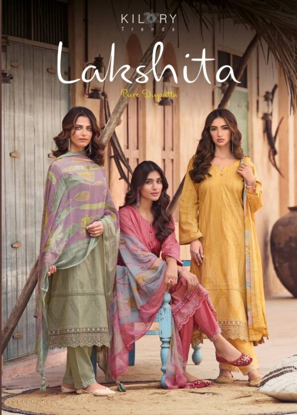 Kilory Lakshita Lawn Cotton Digital Printed Salwar Kameez Catalog Wholesale Collection Supplier