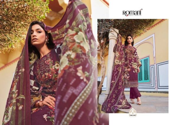 Romani Aarzu Vol 16 Soft Cotton Digital Printed Dress Material Catalog Wholesale Export - Image 3