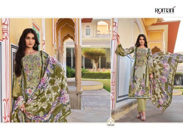 Romani Aarzu Vol 16 Soft Cotton Digital Printed Dress Material Catalog Wholesale Export - Image 4