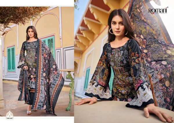 Romani Aarzu Vol 16 Soft Cotton Digital Printed Dress Material Catalog Wholesale Export - Image 7