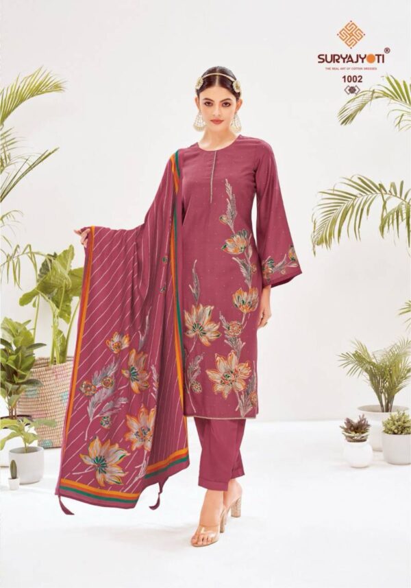 Suryajyoti Khushi Vol 1 Discharge Printed Dress Material Catalog Wholesale Collection Supplier - Image 4