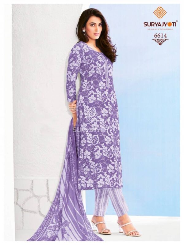 Suryajyoti Trendy Cotton Vol 66 Cotton Dress Material Catalog Wholesale Collection - Image 13