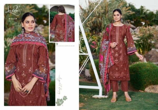 Levisha Riyasat Cambric Lawn Cotton Printed Dress Material Wholesale Catalog Collection - Image 5