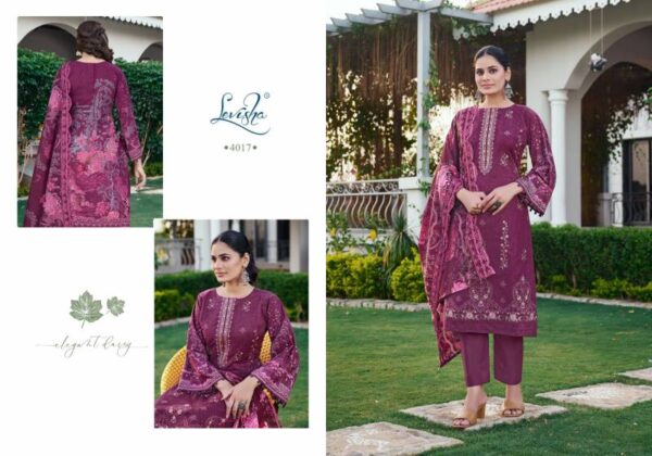 Levisha Riyasat Cambric Lawn Cotton Printed Dress Material Wholesale Catalog Collection - Image 7