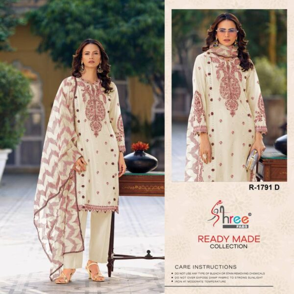 Shree R 1791 Cambric Cotton Ready Made Pakistani Salwar Suits Catalog Wholesale Collection Supplier - Image 2