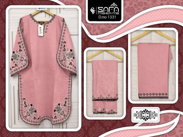 Safa Fashion Fab 1331 Tunic Pakistani Ready Made Suit Catalog Wholesale Salwar Suit Collection - Image 2