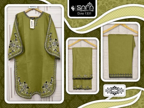 Safa Fashion Fab 1331 Tunic Pakistani Ready Made Suit Catalog Wholesale Salwar Suit Collection - Image 4