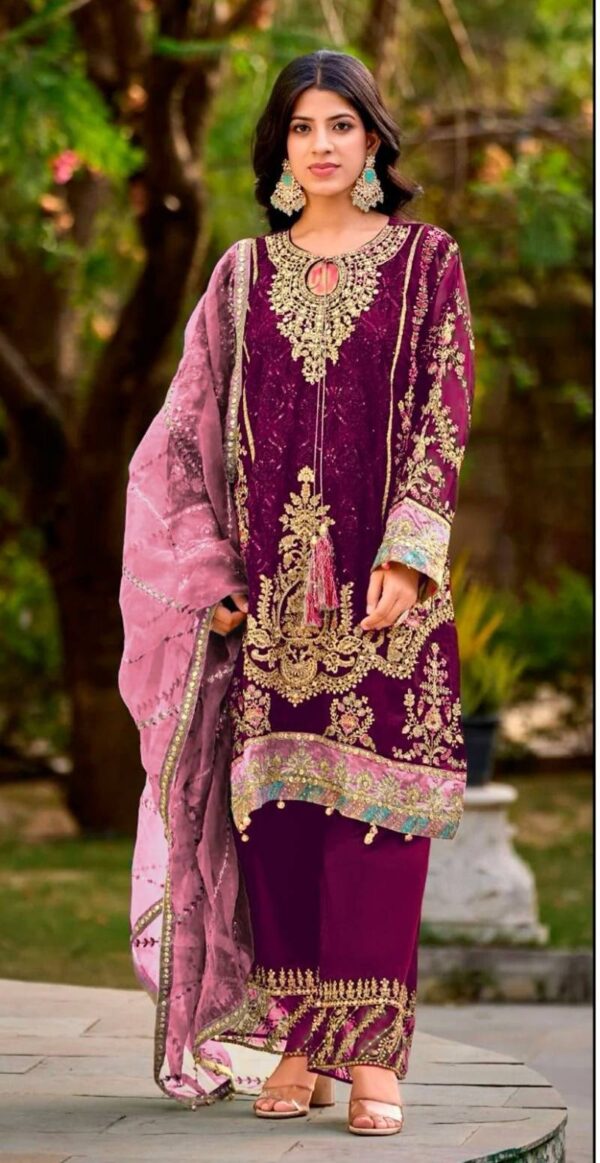 Bilqis B 142 K To N Georgette Pakistani Salwar Kameez Catalog Wholesale Collection