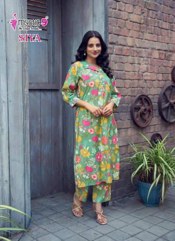 Mystic 9 Siya Vol 1 Roman Silk Kurti With Bottom Catalog Wholesale Collection Exporter - Image 8