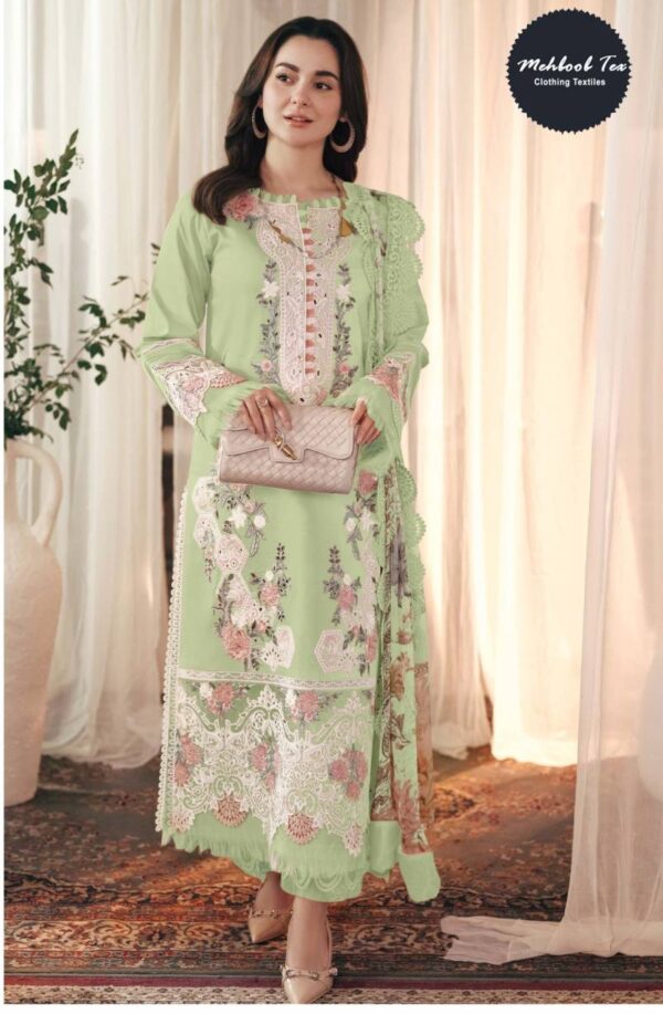 Mehboob Tex 1587 A To D Cotton Dupatta Pakistani Salwar Suits Catalog Wholesale Collection