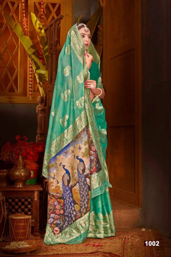 Saroj Beauty Plus Vol 4 Festive Wear Cotton Silk Saree Catalog Wholesale Collection - Image 4