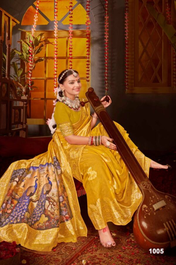 Saroj Beauty Plus Vol 4 Festive Wear Cotton Silk Saree Catalog Wholesale Collection - Image 5