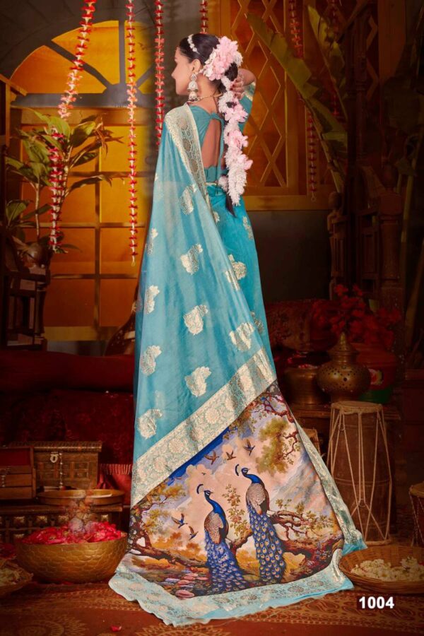 Saroj Beauty Plus Vol 4 Festive Wear Cotton Silk Saree Catalog Wholesale Collection - Image 6
