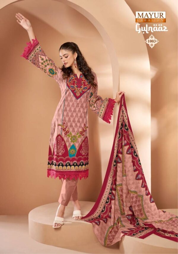 Mayur Gulnaaz Vol 1 Cotton Printed Dress Material Catalog Wholesale Collection - Image 4