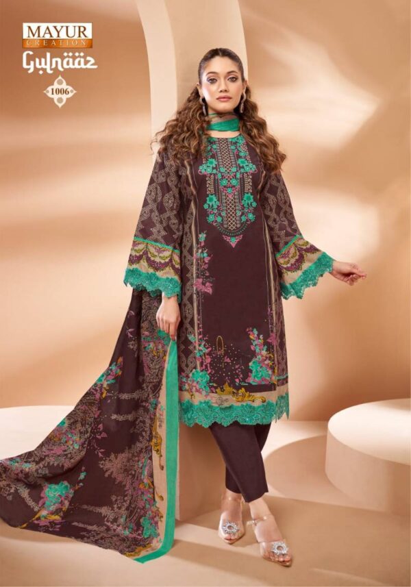 Mayur Gulnaaz Vol 1 Cotton Printed Dress Material Catalog Wholesale Collection - Image 5