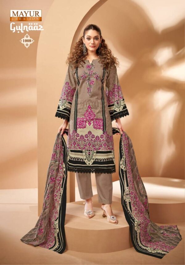 Mayur Gulnaaz Vol 1 Cotton Printed Dress Material Catalog Wholesale Collection - Image 2