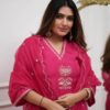 Ayesha 01 Viscose Chanderi Kurti Bottom With Dupatta Catalog Wholesale Collection - Image 4