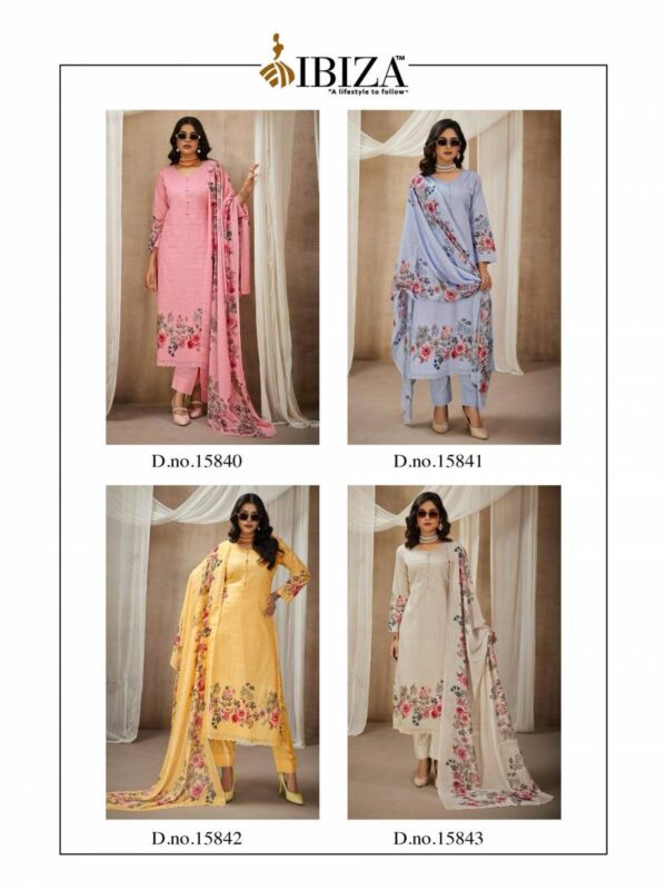 Ibiza Gulabi Girl Lawn Cotton Digital Printed Salwar Kameez Catalog Wholesale Collection - Image 7