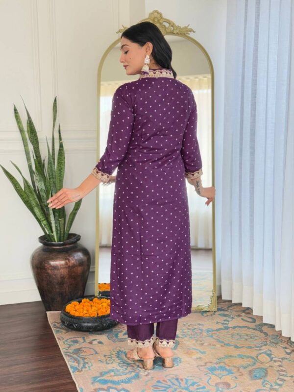 Sku 470 Vichitra Silk Embroidered Kurti Bottom With Dupatta Catalog Wholesale Collection - Image 8