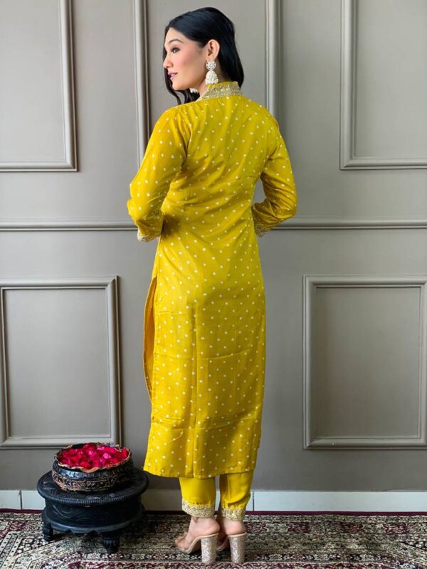 Sku 470 Vichitra Silk Embroidered Kurti Bottom With Dupatta Catalog Wholesale Collection - Image 2