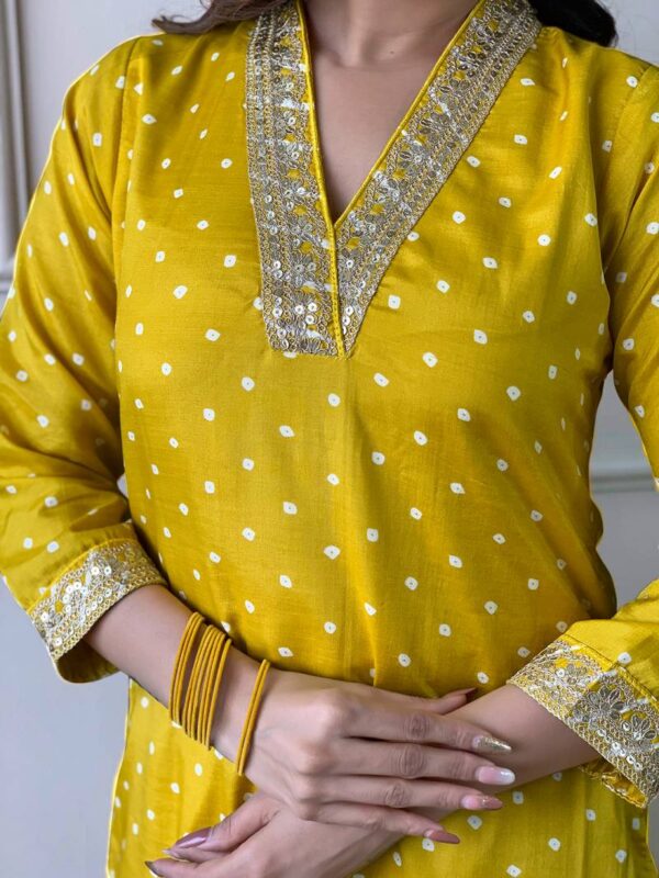 Sku 470 Vichitra Silk Embroidered Kurti Bottom With Dupatta Catalog Wholesale Collection - Image 3