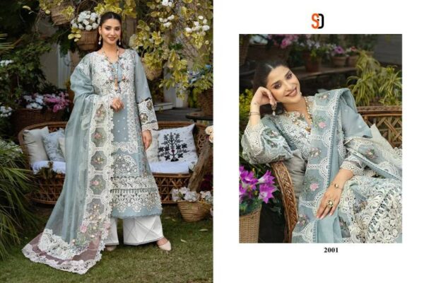 Shraddha Elaf Vol 2 Cotton Embroidered Pakistani Salwar Suits Catalog Wholesale Collection - Image 2