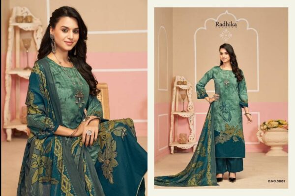 Radhika Azara Shivani Lawn Cotton Dress Material Catalog Wholesale Collection - Image 2