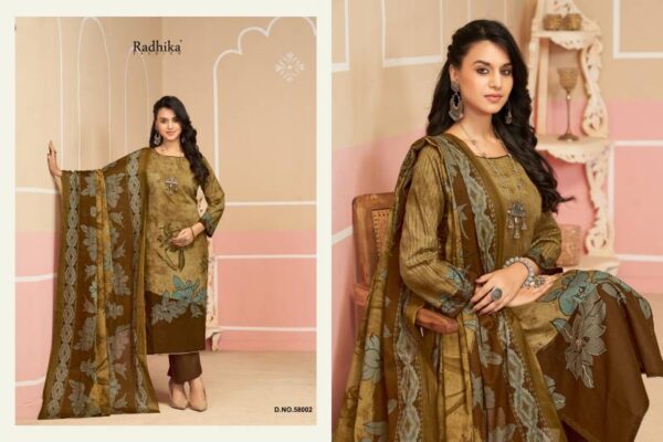 Radhika Azara Shivani Lawn Cotton Dress Material Catalog Wholesale Collection - Image 4