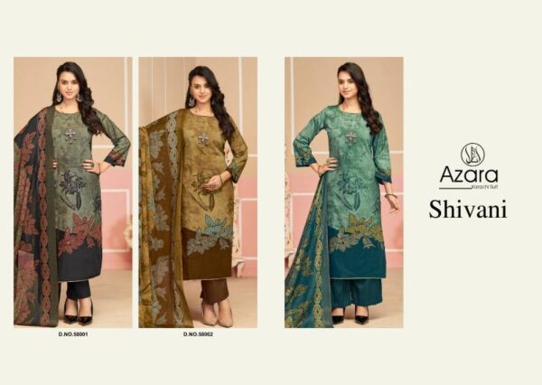 Radhika Azara Shivani Lawn Cotton Dress Material Catalog Wholesale Collection - Image 6