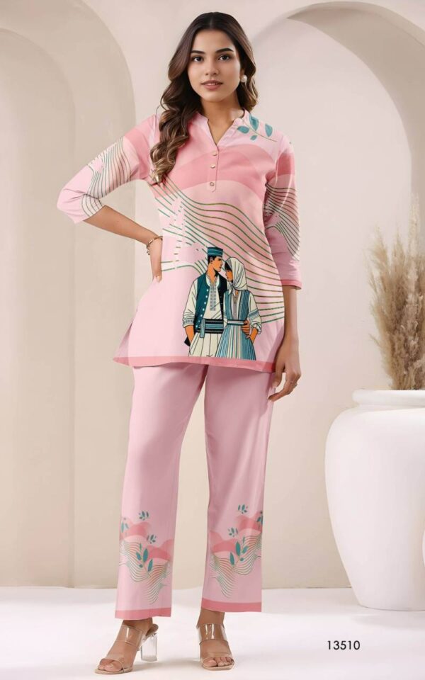 Tanyaa P 261 Cotton Western Co Ord Set Catalog Wholesale Collection
