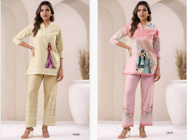 Tanyaa P 261 Cotton Western Co Ord Set Catalog Wholesale Collection - Image 3