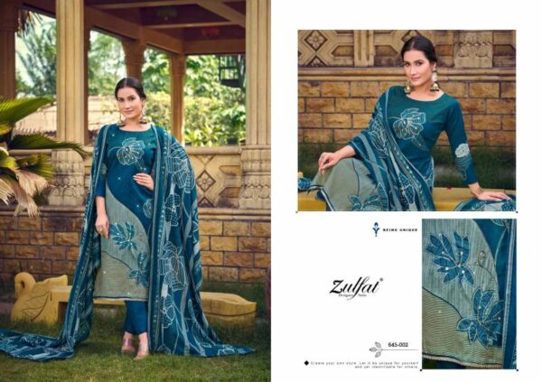 Zulfat Sajni Vol 7 Jam Cotton Printed Dress Material Catalog Wholesale Collection - Image 3