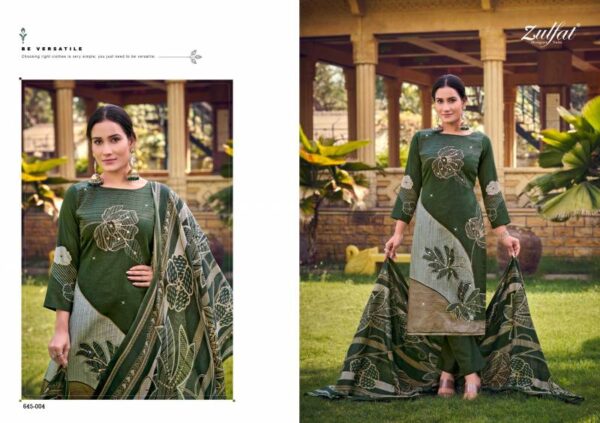 Zulfat Sajni Vol 7 Jam Cotton Printed Dress Material Catalog Wholesale Collection - Image 5