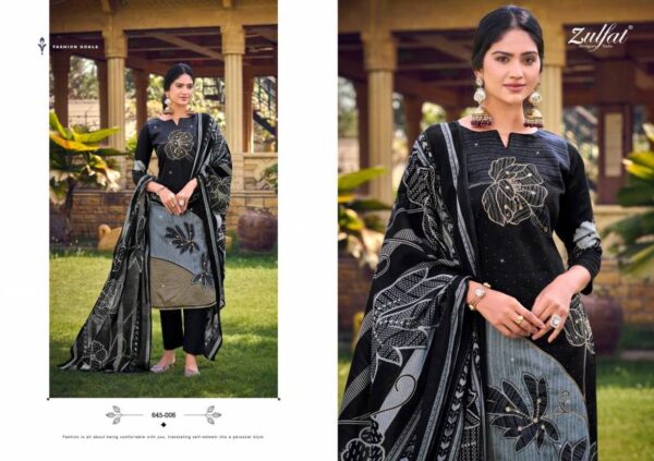 Zulfat Sajni Vol 7 Jam Cotton Printed Dress Material Catalog Wholesale Collection - Image 6