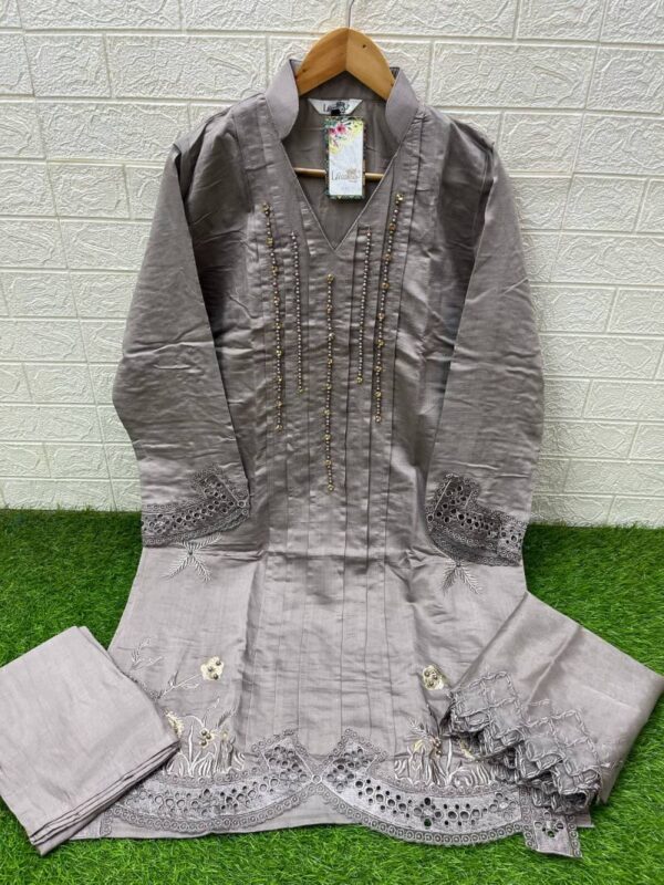 Laxuria Trendz 1495 Velour Slub Tunic Ready Made Catalog Wholesale Collection - Image 6