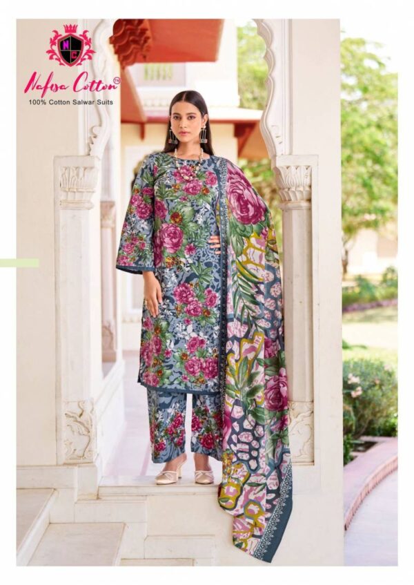 Nafisa Hoor Soft Cotton Digital Printed Dress Material Catalog Wholesale Collection - Image 3