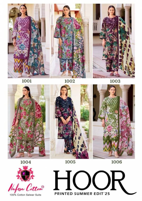 Nafisa Hoor Soft Cotton Digital Printed Dress Material Catalog Wholesale Collection - Image 8
