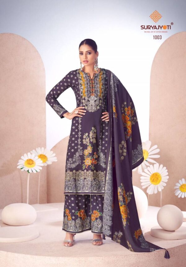 Suryajyoti Komal Vol 1 Modal Discharge Printed Dress Material Catalog Wholesale Collection - Image 3