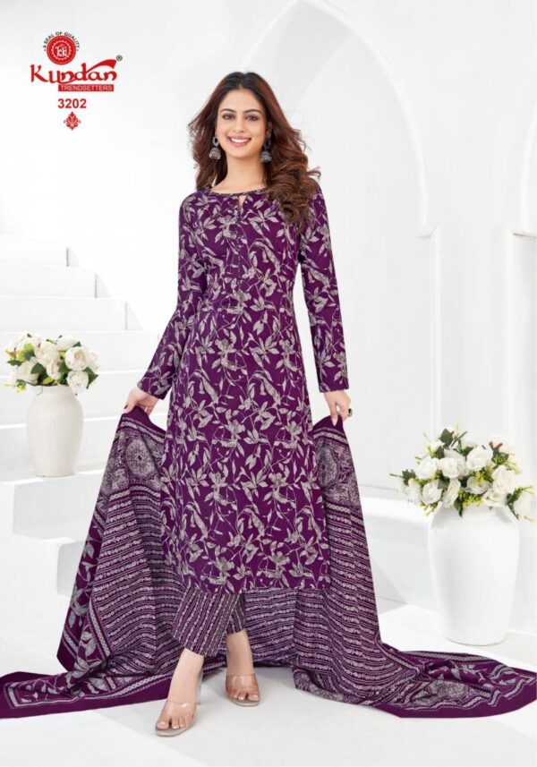Kundan K4u Vol 32 Cotton Printed Kurti Bottom With Dupatta Catalog Wholesale Collection - Image 4