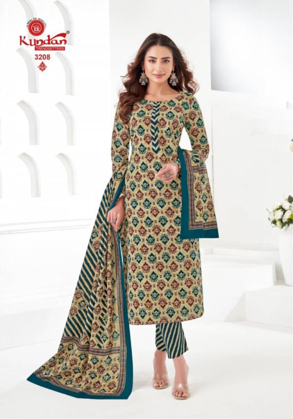 Kundan K4u Vol 32 Cotton Printed Kurti Bottom With Dupatta Catalog Wholesale Collection - Image 8